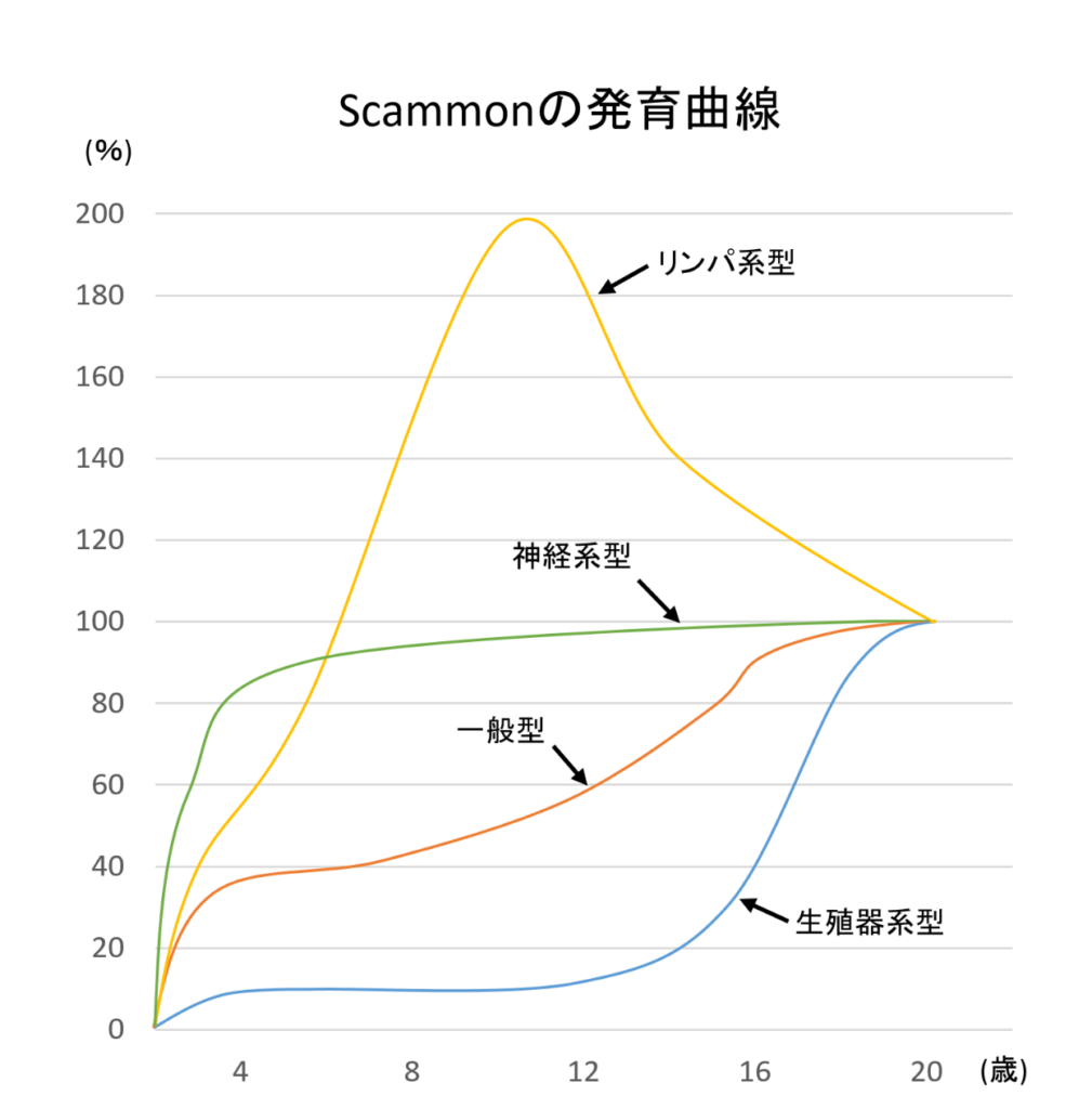 Scammonの発育曲線